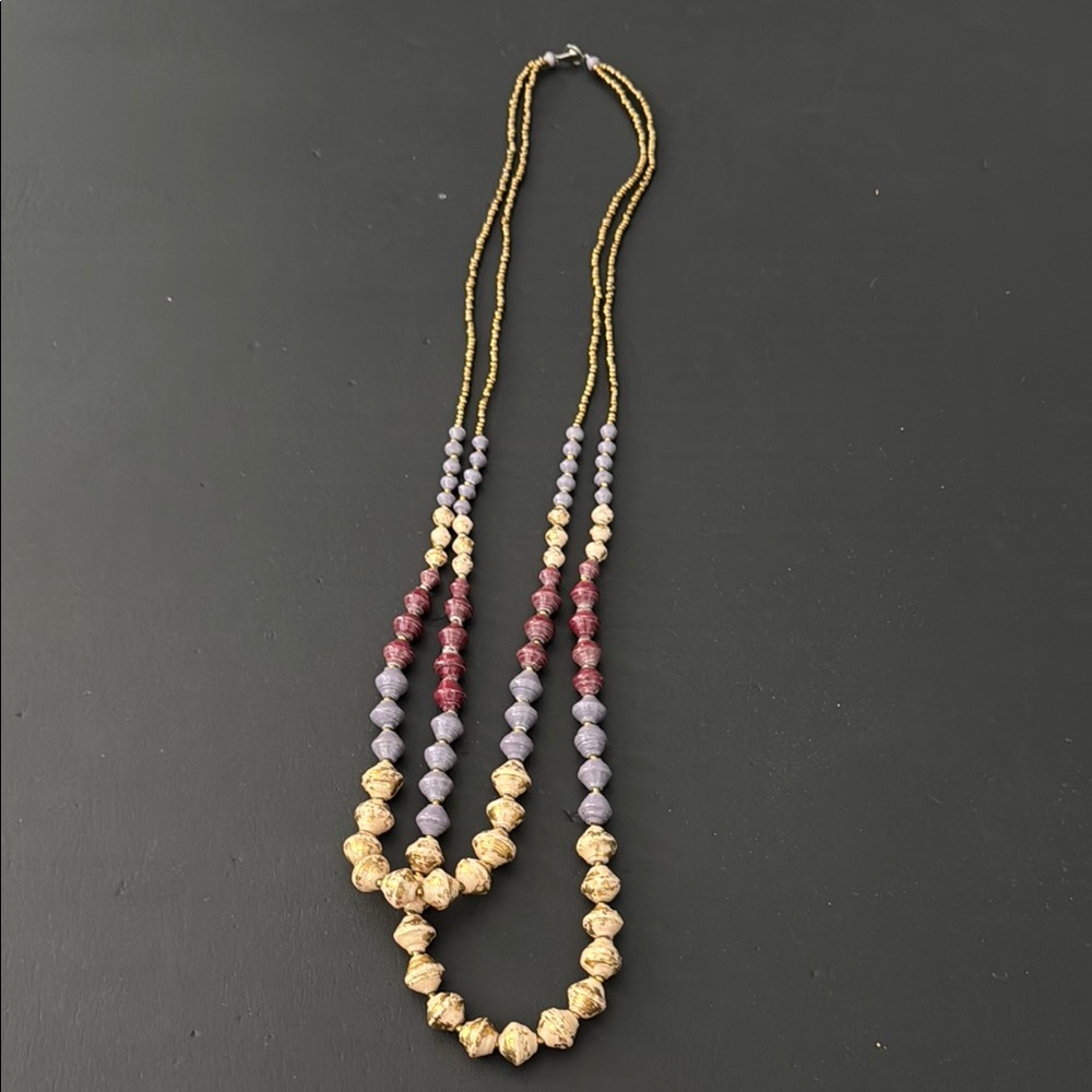 Teng Yue Beaded Necklace with Magnetic Clasp